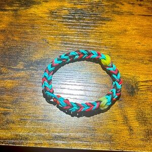💜 Rainbow Loom Handcrafted Bracelet